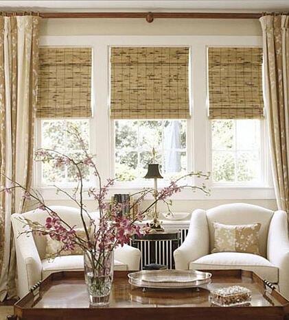 layered window treatments