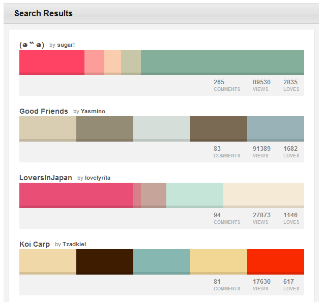 color-results