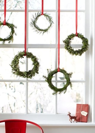 dangling wreaths