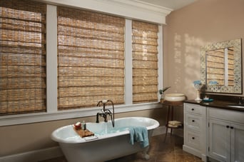 Woven Wood Roman Shades