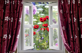 spring makover window treatments 